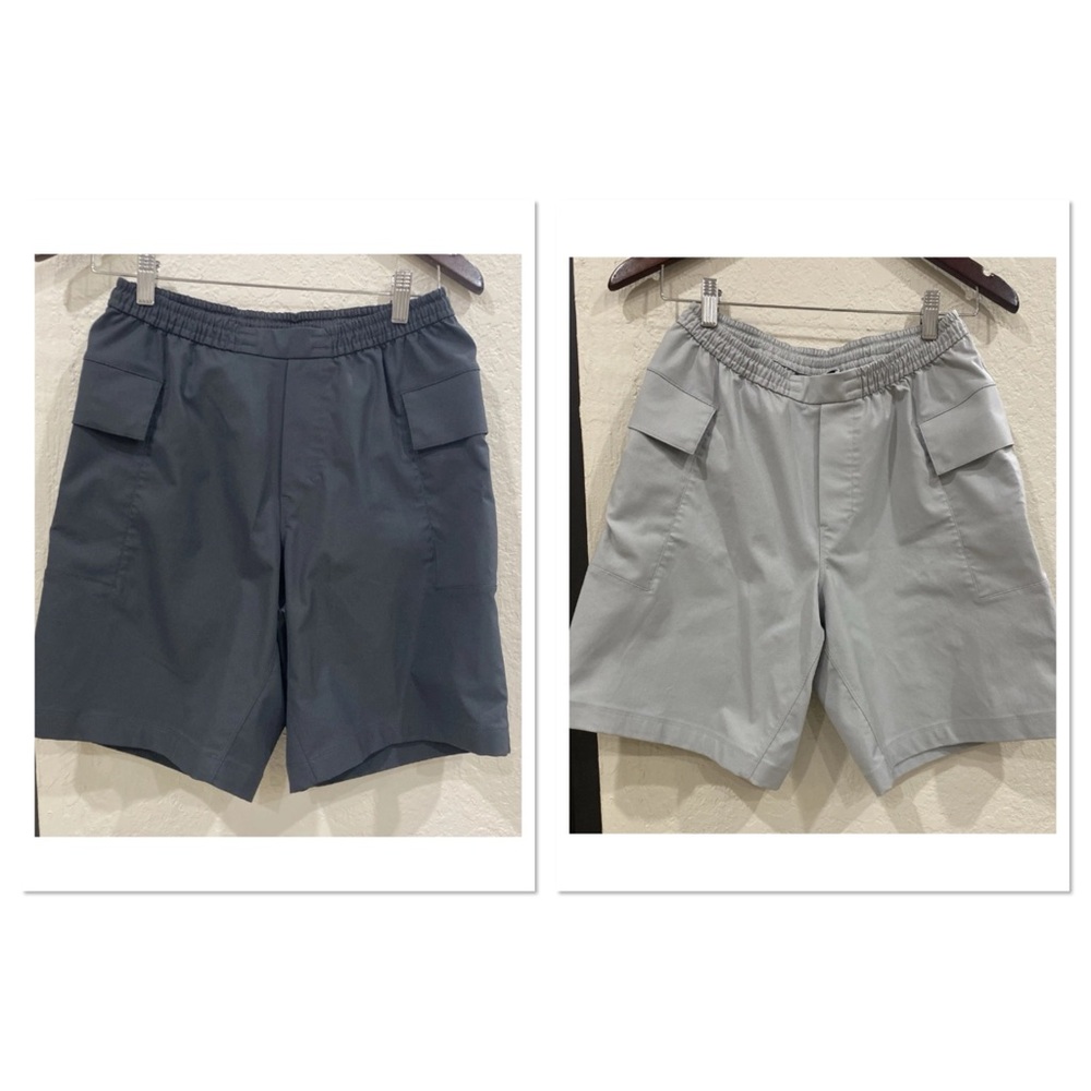 Lululemon Men’s Gray And Black Utilitarian Cargo 9 In Shorts Size Small Lot Of 2